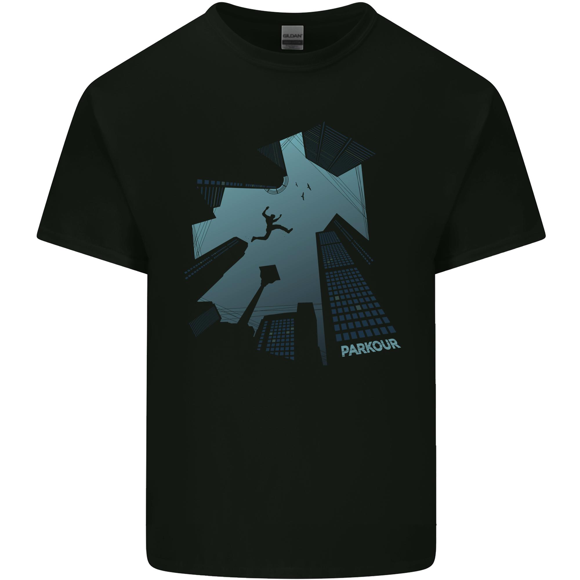 Parkour Building Landscape Unisexs Light Cotton TShirt S
