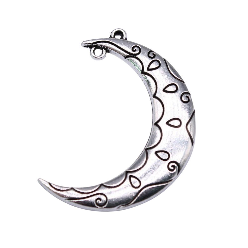 Irregular Oval Frame Connectors Moon Hammered Texture Links For Earring Making