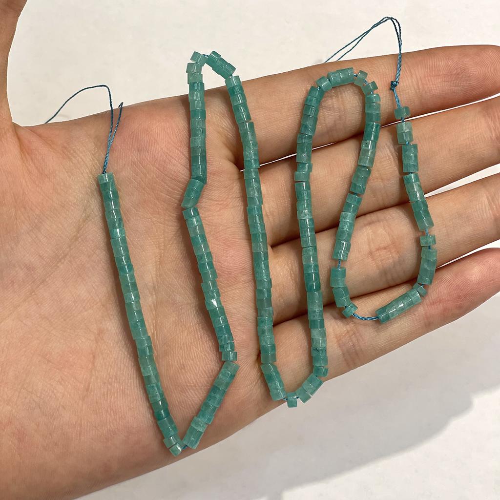 1 Strand Natural Stone Cylinder Beads 3.5×4mm, 38cm Tube Loose Beads For DIY Bracelet Necklace Jewelry Making