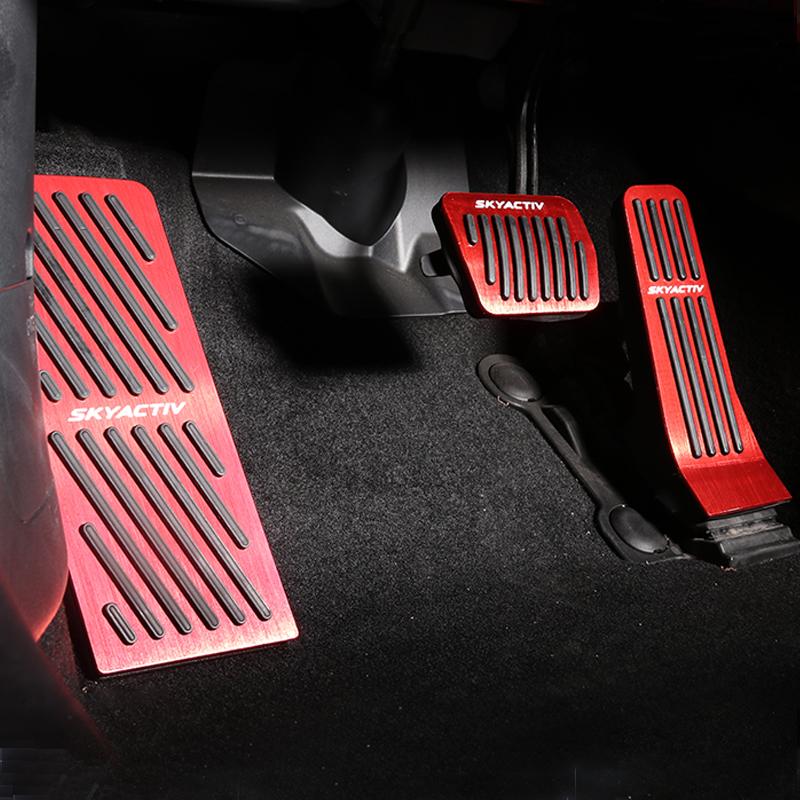 For Mazda 3 BP CX30 CX-30 2022 Axela Car Foot Pedal Accelerator Fuel Brake Pedals Cover Non Slip Pads