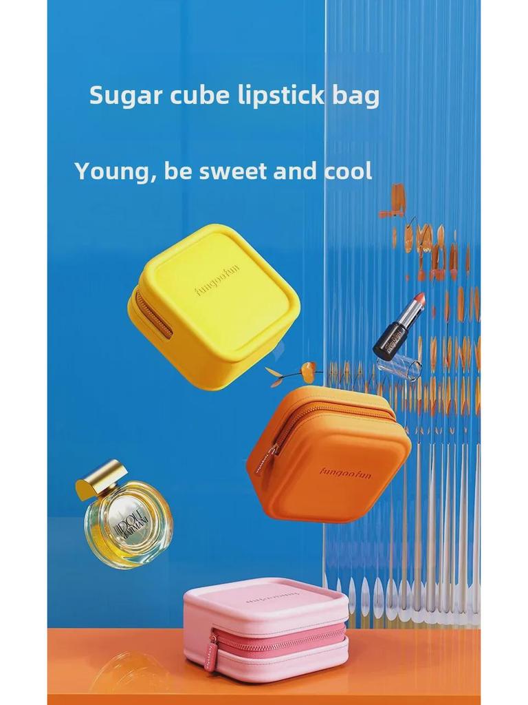 Portable Cosmetic Bag - Trendy Travel Storage, Perfect Gift, Customizable Dopamine Design