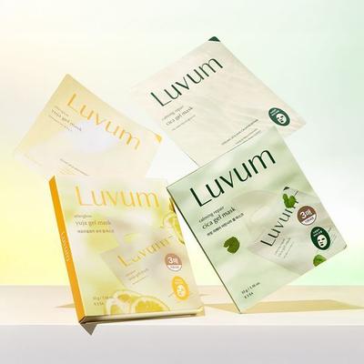 Gel Mask 3-pack (Moisture-Soothing Cica/Brightening Yuzu)