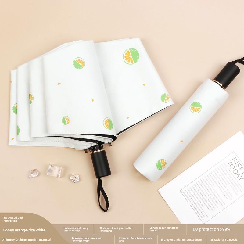Dual-Purpose Umbrella for Girls, Foldable, Stylish, Compact, Portable, Automatic Sunshade, Sun Protection, Uv Protection, Sun Umbrella