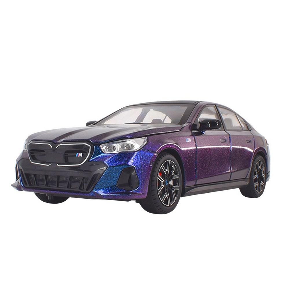 

BMW i5 M60 1:24 Scale Diecast Alloy Model Car - Purple Edition Collectible