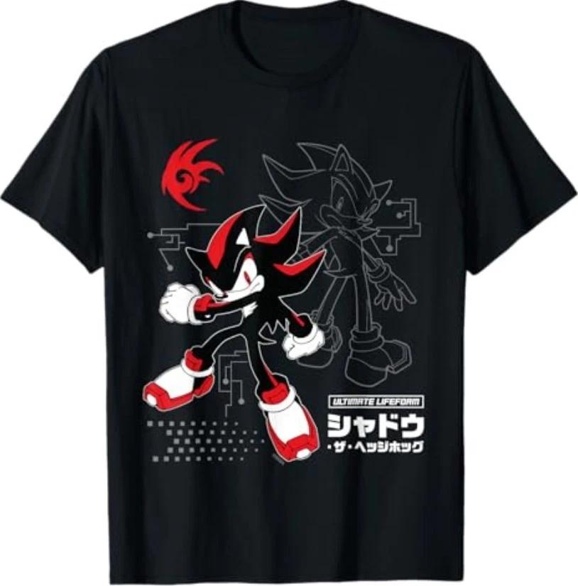 Sonic the Hedgehog Shadow Red Strike Action Pose T-Shirt XL