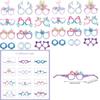 Theme 3d Mermaid Paper Glasses For Children Party Photo Booth Decoration