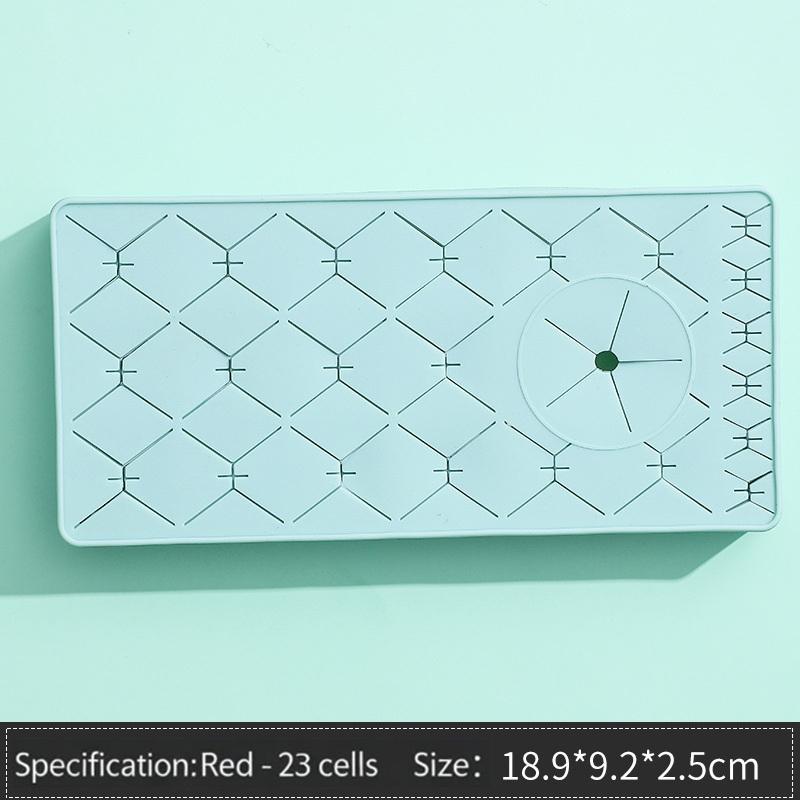 New Style Desktop Organizer Silicone Lipstick Storage Rack Cosmetic Makeup Box Eyebrow Pencil Display Brush Lipstick