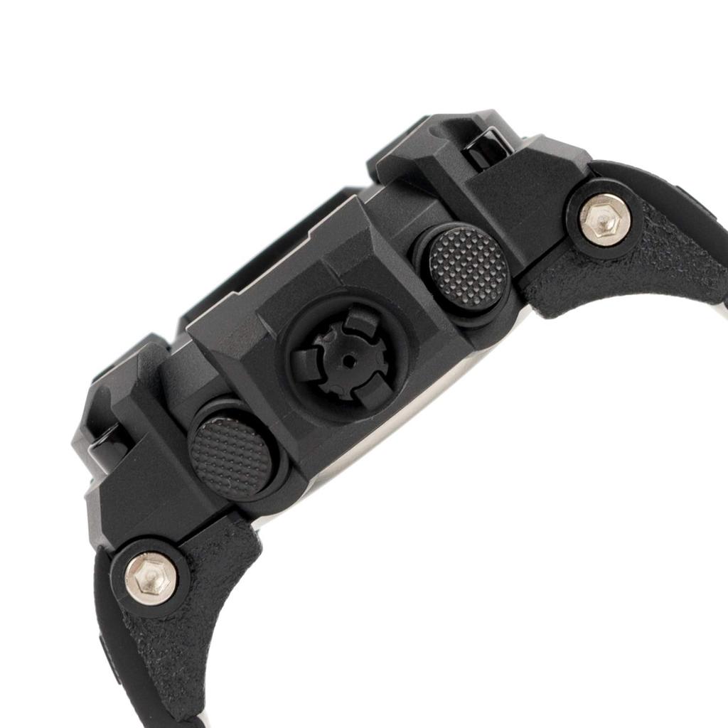 Arias Digital Solar Watch with Inverted LCD Men's Radio-Controlled Display, Black, ADWW18107RCSOL-01