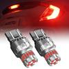 2x AUXITO 7443 7440 Brake Tail Stop Light Red Strobe Flash Blinking LED Bulbs US