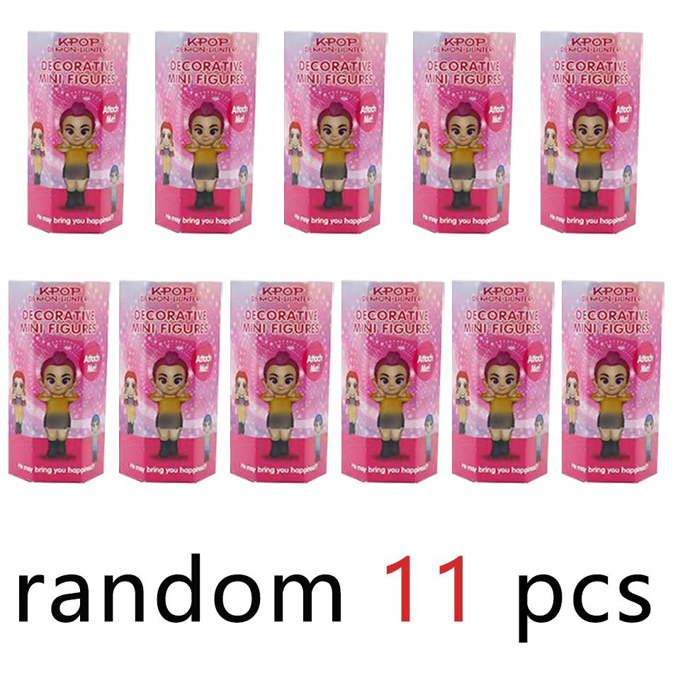 New Kpop Demon Hunters Sonn Angel Series Box Rumi Zoey Mira Rumi Figure Monster Hunt Girl Group Toy Phone Decoration Fans Gift