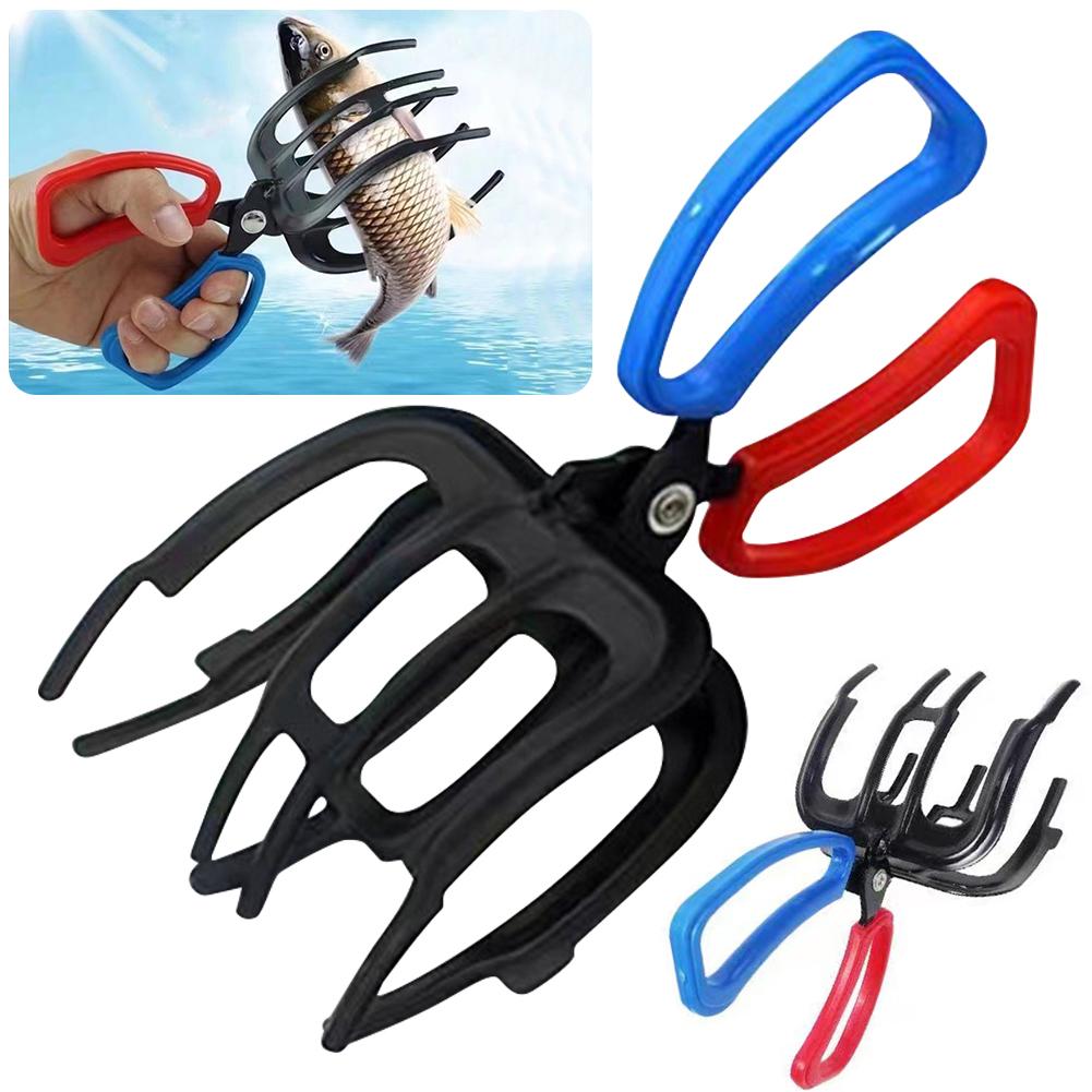 2/3 Claw Angling Fishing Pliers Multifunctional Fish Controller Tongs ABS Fish Body Catcher Fishing Tools Tackle