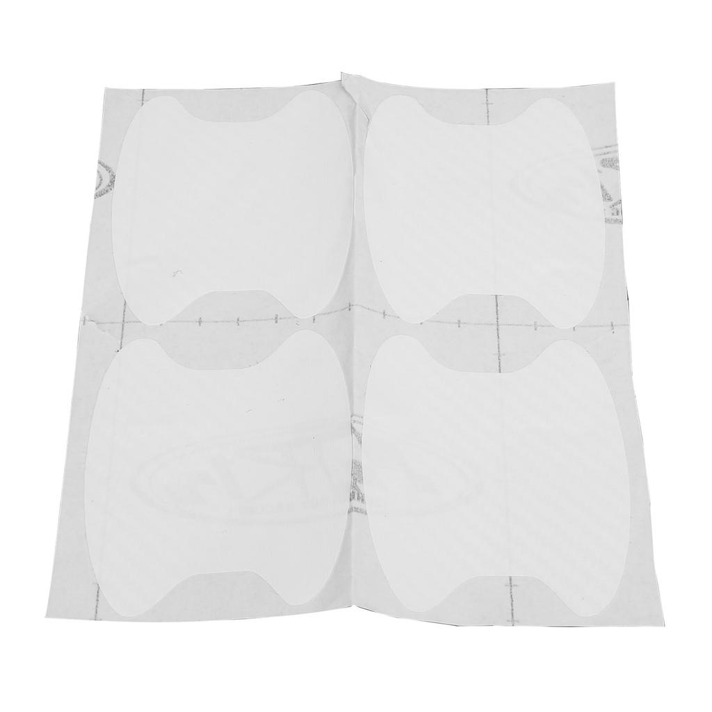 4pcs Door Handle Bowl Cover Trim Carbon or Anti Scratch Stickers for Car Truck (Black )