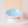 Ceramic Cat Bowl Creative Dog Food Feeding Basin Anti Knock Pet High Foot Bowl  Neck Protection