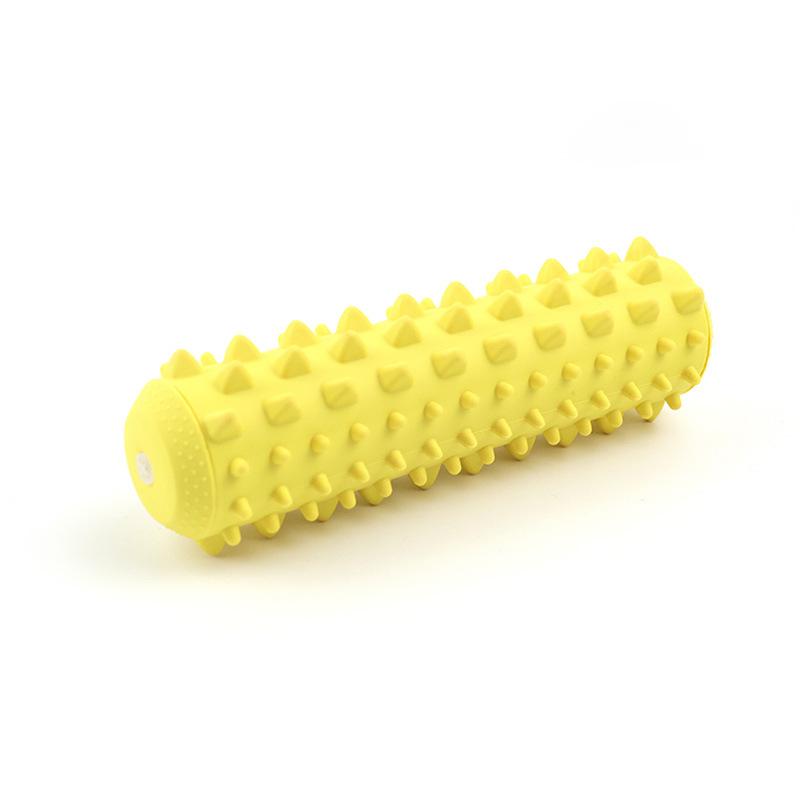 Rubber Dog Squeaky Toy Granular Massage Teeth Grinding Chew Toy Interactive Bite Resistant Pet Toy Relieve Boredom for