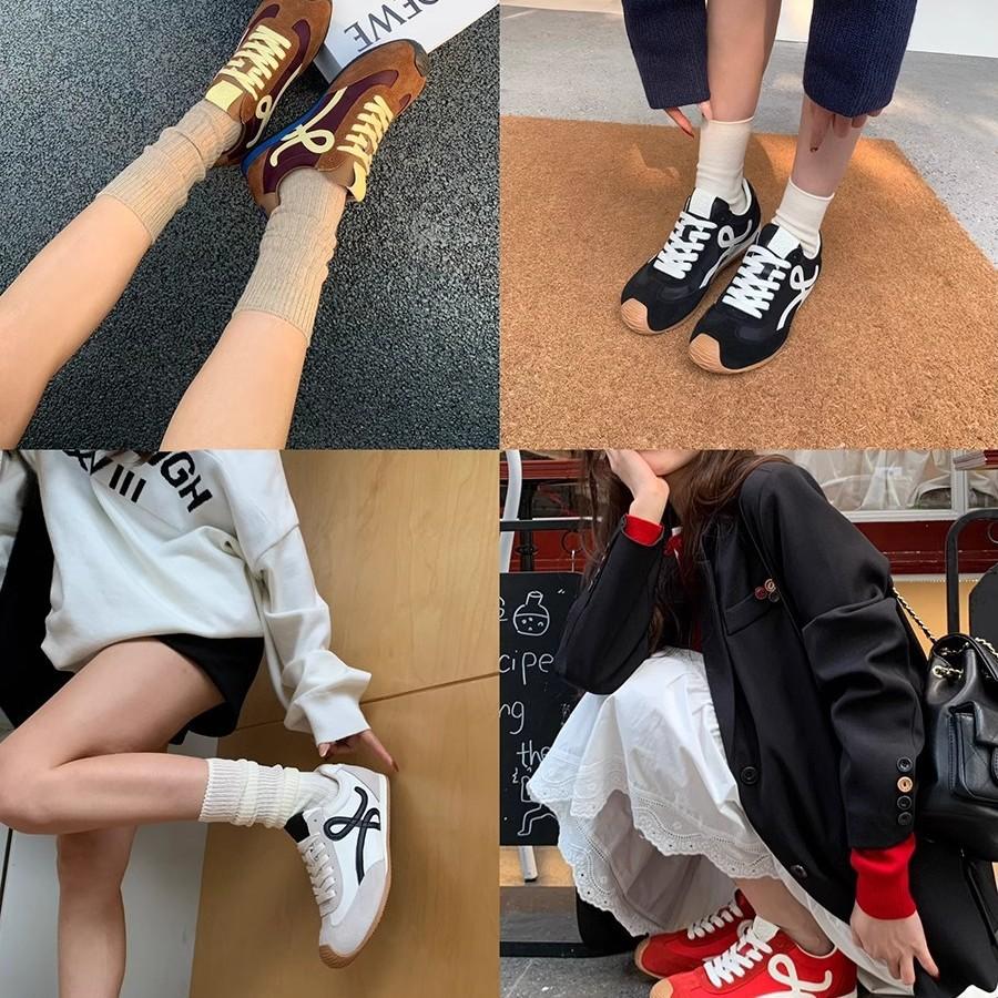 Ugly cute retro color matching Forrest Gump shoes women's 2025 new fashion versatile, comfortable and lightweight sports and leisure moral training s