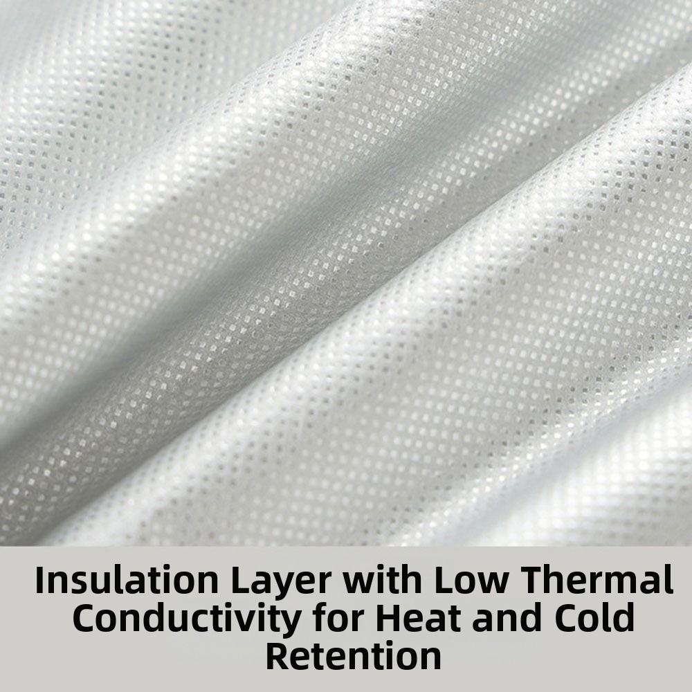 Aluminum Foil Lining Cold Hot Insulation Cover Portable Self-Adhesive Cloth Food Preservation