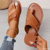 Fashion 2025 Women's Wedge Sandals Summer Fashion Casual Shoes Non-slip Peep Toe Platform Shoes Sole Buckle Elegant Heel Ladies Sandale