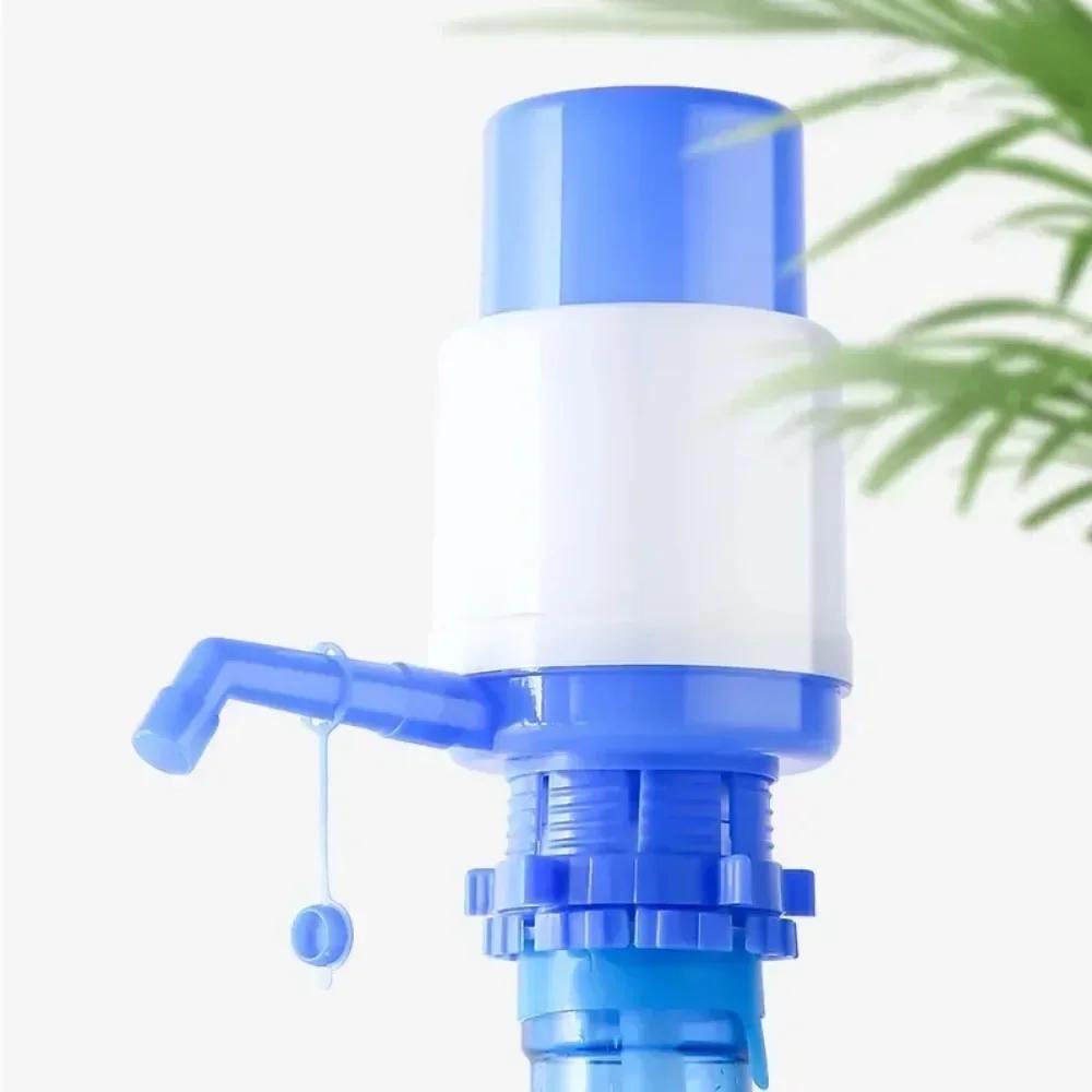 1PC Water Bottles Pump Manual Hand Pressure Drinking Fountain Pressure Pump Water Press Pump with An Extra Short Tube Food Grade