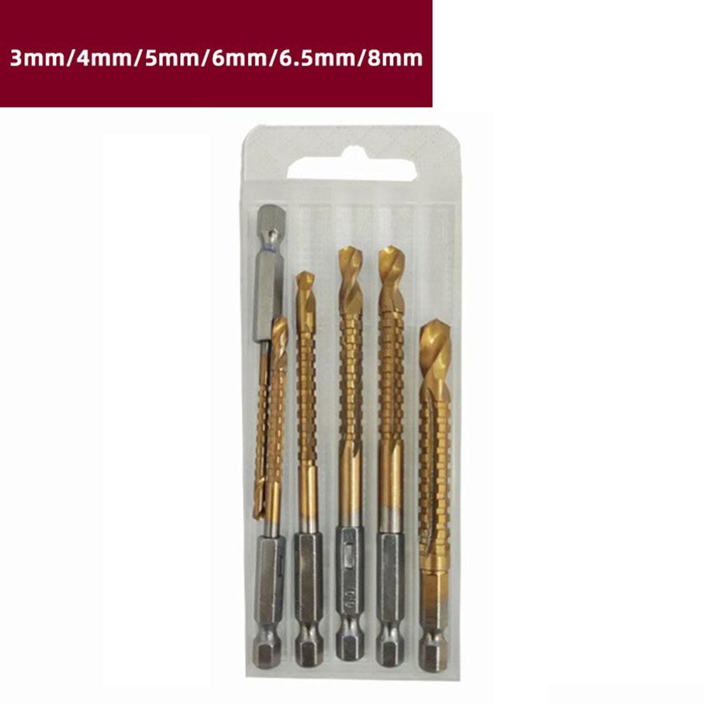 Ground Spiral Groove Burghii Set Burghii Set Multifunctional