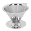 Pour Over Coffee Dripper Slow Drip 1 to 6 Cups Cone Filter Strainer Reusable Stainless Steel