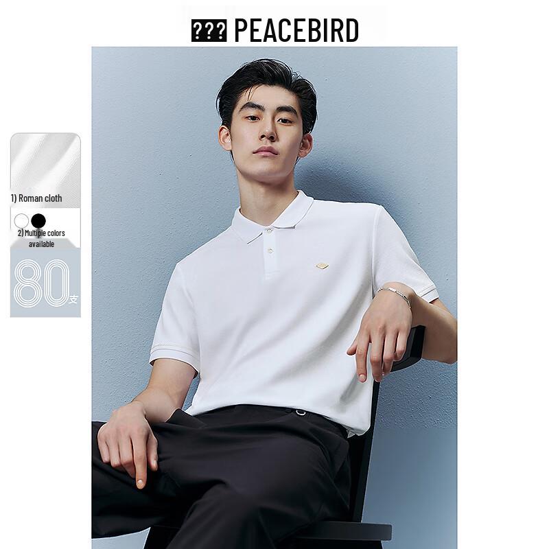 Peacebird Men s Roman Cloth Polo Shirt L