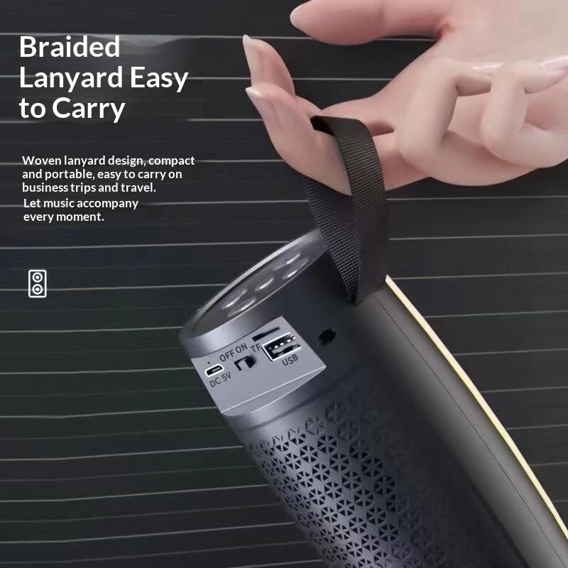 Portable Wireless Bluetooth Speaker - Heavy Bass Subwoofer High Volume For Outdoor Adventures & Home Use