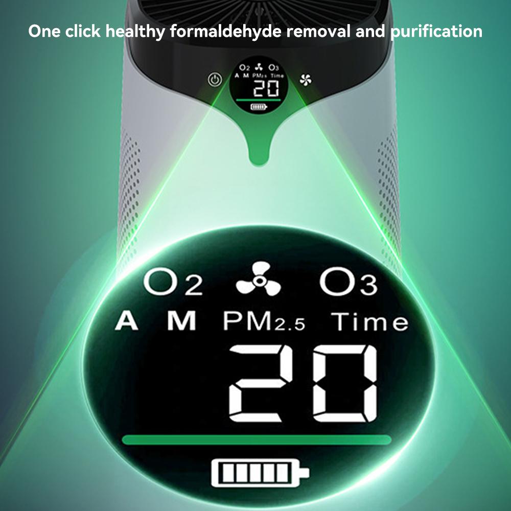 Xiaomi Portable Desktop Air Purifier Home Smart Air Purifier With HEPA Filter Mini Air Freshener Smoke Odor Dust Remover Air Cleaner