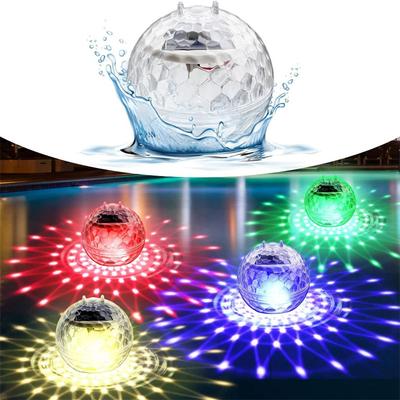 Solar Water Floating Lights  Garden Patio Lights  Swimming Pond Lights  Magic Ideas  Bathtub Pool Projection Lights
