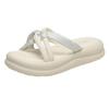 Niche design thick-soled slippers for women's summer wear, new with skirts, beach cool slippers