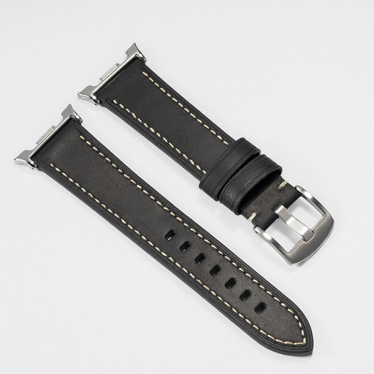 

Шкіряний ремінець для годинника Samsung Galaxy Watch Watch 8/8 Classic 44/40/46мм Браслет Ремінець на заміну для Watch 7Ultra/Ultra 2025 Watch 8 40mm