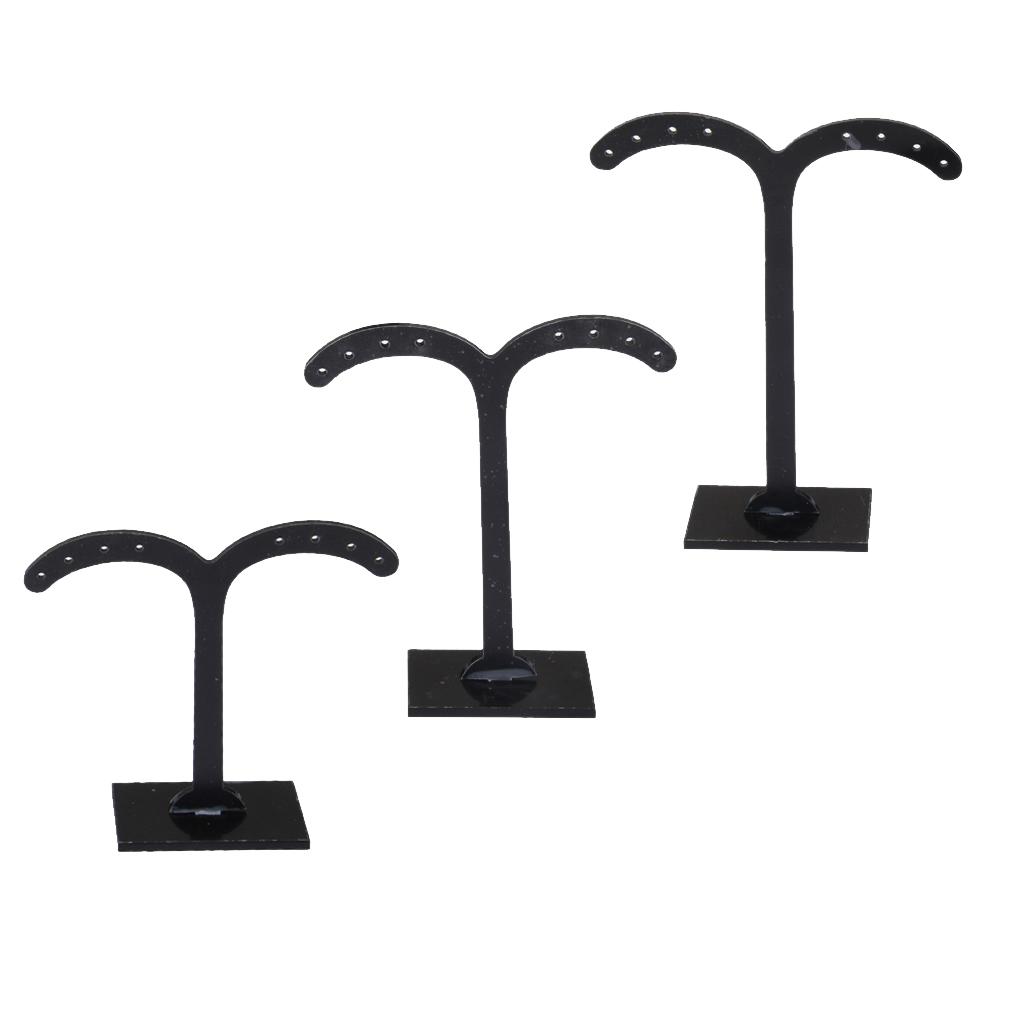 3pcs Jewelry Earrings Holder Organizer, Earring Stand, Display for Jewellery Store Decor