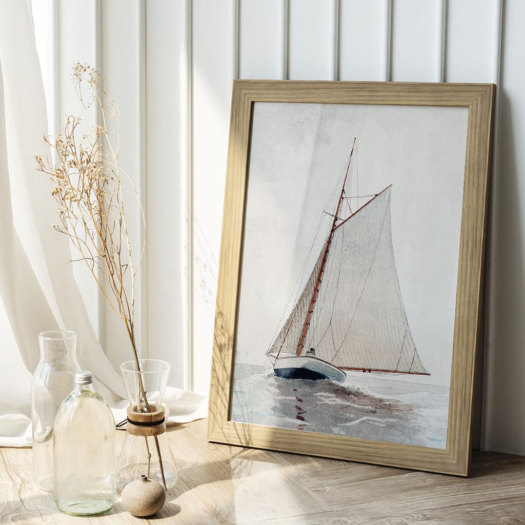 Poster Yacht Sailboat Boat