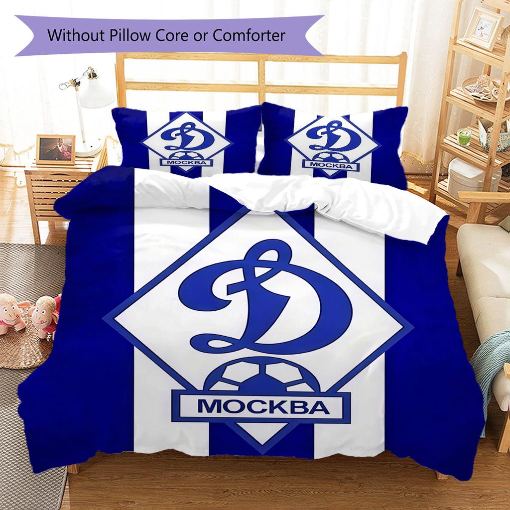 Dynamo Moscow Force Bedding Quilt Set Quilt Cover Pillowcase Home Decoration Birthday Gift (1 * Duvet Cover + 2 * Pillowcase, Without Core)