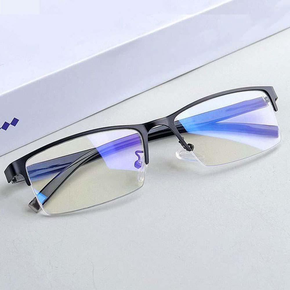 Zinc Zinc Alloy Anti Blu-ray Glasses PC Men Reading Eyewear Half-frame Business Myopia Glasses Watch Movie