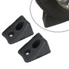2 Pieces Heavy Duty Wheel Chocks Rubber Easy To Use Spare Parts Universal Tire Stopper