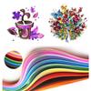 Quilling Paper for DIY Hand Craft, Monochrome Origami Paper, Home Party Event Decor, Handmade Christmas Gift, 120 Stripes, 3mm