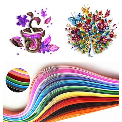 Quilling Paper for DIY Hand Craft, Monochrome Origami Paper, Home Party Event Decor, Handmade Christmas Gift, 120 Stripes, 3mm