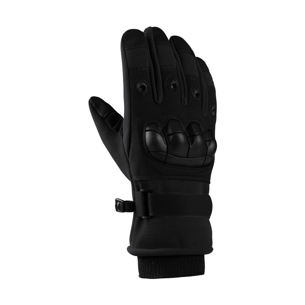 Tactical Gloves Men Cotton Lined Thick Touchscreen Windproof Waterproof Protective Fleece Warm Gloves