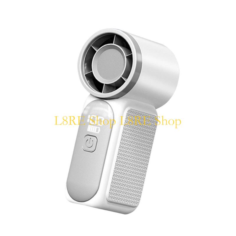 L8RE Outdoor Small Handheld Fan Air Blower 3000mah with 100 Speed Adjustable Rechargeable for Travel Home Camping Outdoor