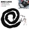 Candado de Cadena para Moto Bicicleta de Alta Resistencia Candado de Alta Resistencia 1.2m Bicicleta Bicicleta Seguridad Candado con 3 llaves