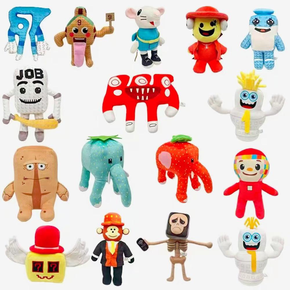 Discover Intime Latest Steal A Brainrot Plush Sammy Jandel Strawberry Elephant Plush Doll Anime Peripherals Toy Spooky Holiday Xmas Present