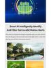 V380 6MP HD Night Vision 4G Binocular Solar Camera: Indoor/Outdoor Waterproof Surveillance Gun Link.