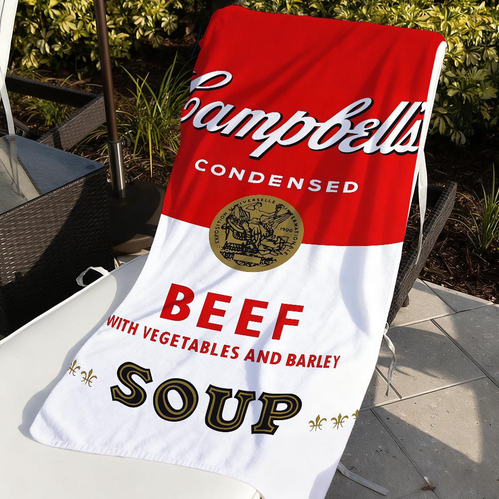 A-Andy W-Warhol ART Towel Quick Drying Beach Towels Are Suitable For Swimming Pools Camping Yoga And The Gym