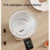 USB Rechargeable Mixing Coffee Mug Automatic Stirring Cup with Digital Temperature Display for Office and Home Use