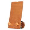 Solid Wood Mobile Phone Holder Multifunctional Folding Holder for Ipad Phone TabletLight Color Wood Grain