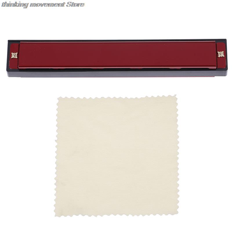 New Professional 24 Hole Harmonica C Key Metal Harmonica Instrument For Beginners 4 Color