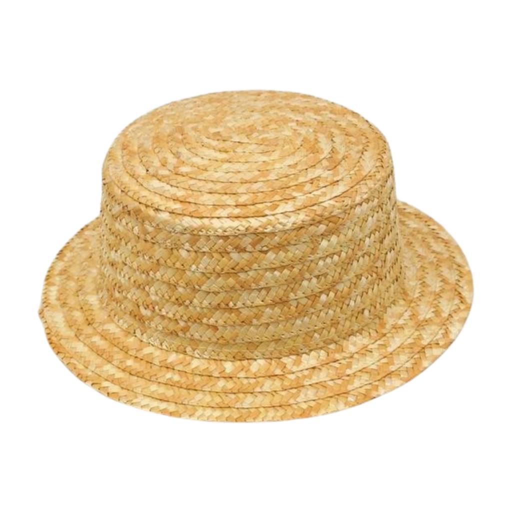 Big-Brimmed Dome Cowboy Straw Hat Ladies Summer Wheat Straw Sun Hat Straw Sun Hat Sunscreen Beach Hat