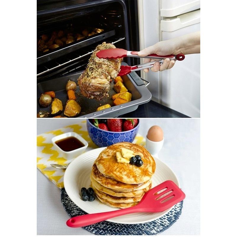 10-piece Color Boxed Silicone Kitchenware  Non-stick Cookware Set Kitchen Tools Baking Utensils Cooking Tools Set