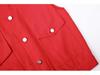 Women's Colorful Denim Vest - Trendy Spring/Autumn Jacket with Large Pockets and Slimming Fit