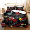 Top Hippie Graffiti Duvet Cover Set King Queen Size for Boys Teen Polyester Comforter Cover Modern Street Art Bedspread Cover